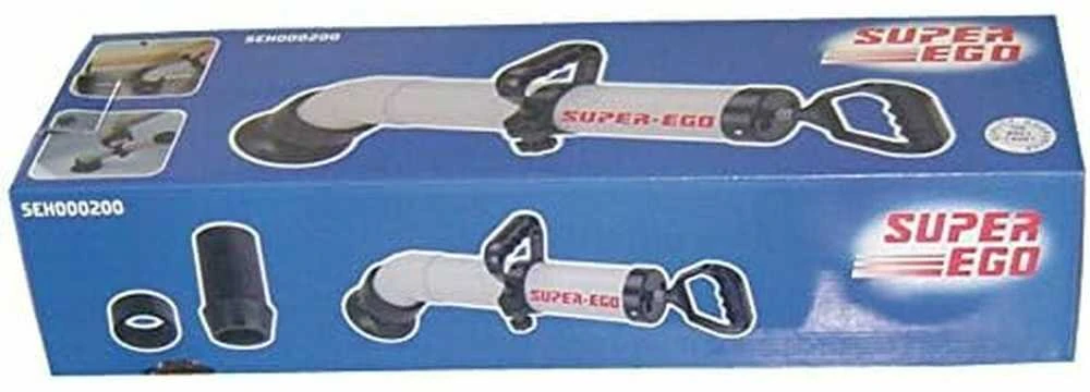 Sustiprinta valymo pompa Super Ego, su 2 adapteriais (1,3 l; Ø 20 - 100 mm)