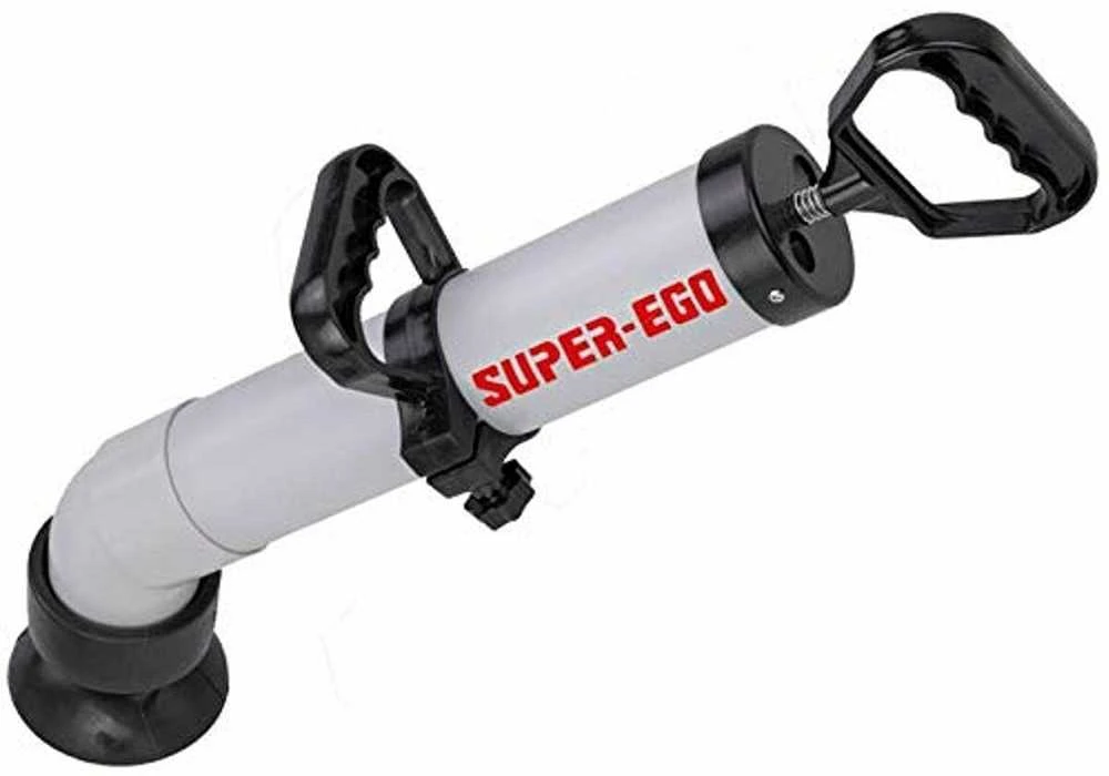 Sustiprinta valymo pompa Super Ego, su 2 adapteriais (1,3 l; Ø 20 - 100 mm)