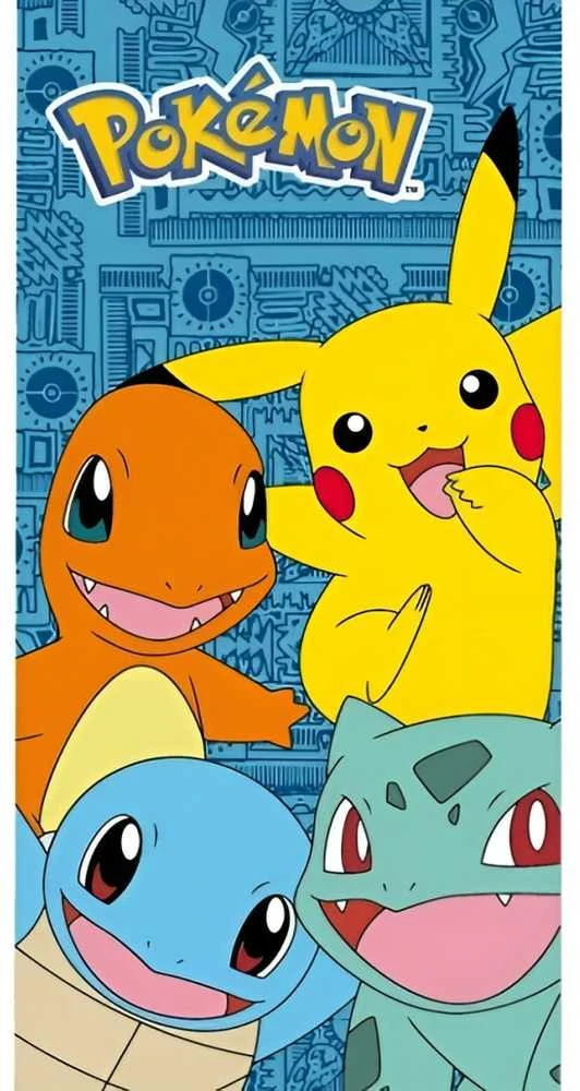 Paplūdimio rankšluostis Pokémon, 70x140 cm