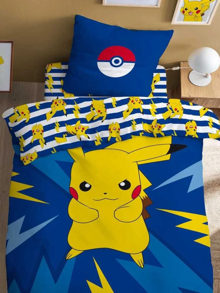 Pok√©mon Pika-Power patalynės užvalkalas 140–200 cm, 70–90 cm
