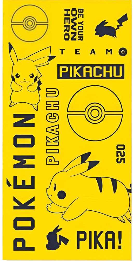 Rankšluostis Nintendo Pokemon Pikachu beach towel cotton