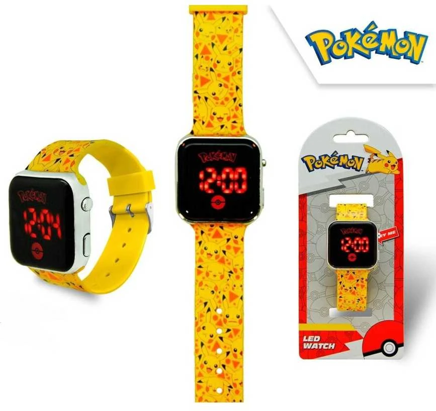Išmanusis laikrodis Pokemon LED laikrodis