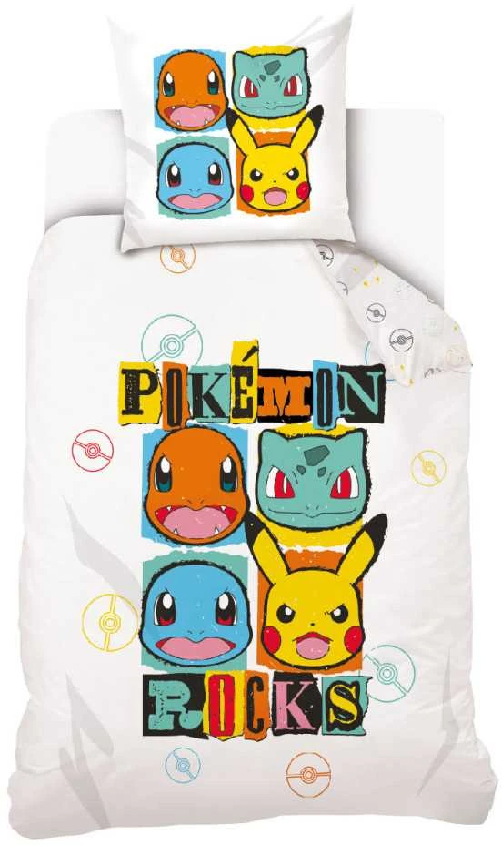 Patalynės komplektas „Pokemon“ patalynė 140 x 200 + 70 x 90 cm