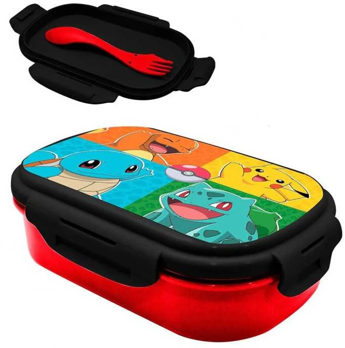 Priešpiečių dėžutė su šakute Pokemon PK00030 KiDS Licensing
