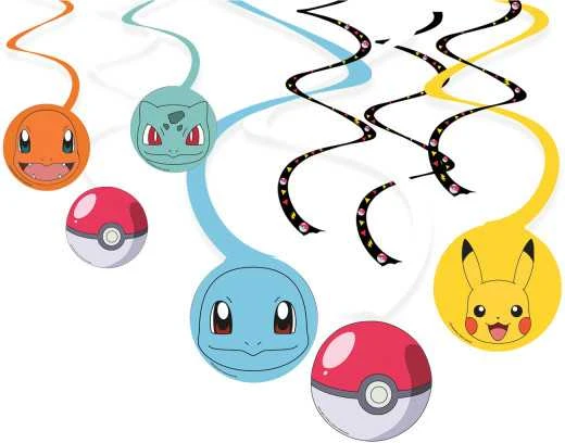 Riethmuller Europe Pokemon spiraler, 6 stk.