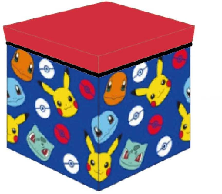 Pok√©mon žaislų laikymo dėžė 30√ó30√ó30 cm