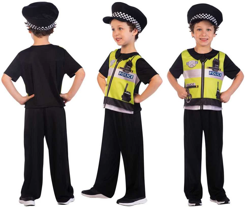 Policijos kostiumas 6-8 metų vaikams