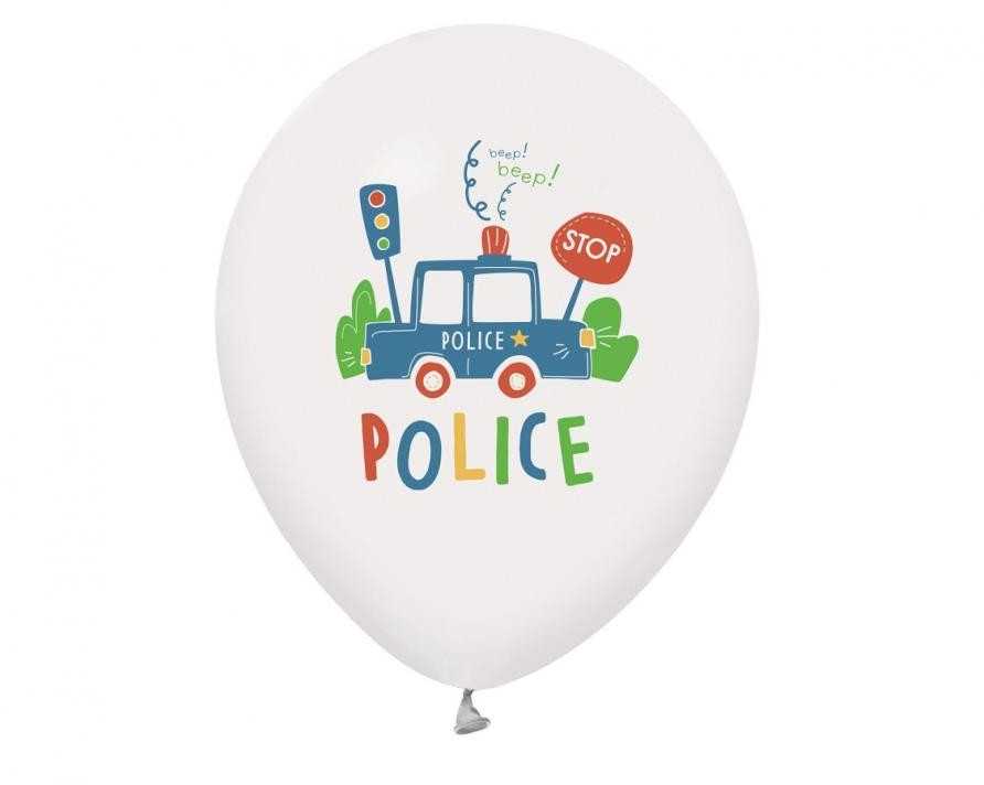 GoDan Balloons Policija - Policija 30cm 5vnt
