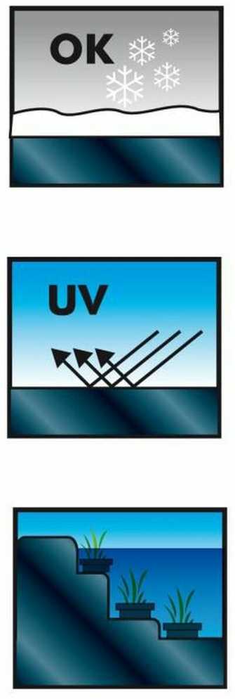 Ubbink Tvenkinio danga AquaLiner, 2x3m, PVC, 0,5mm, 1331165