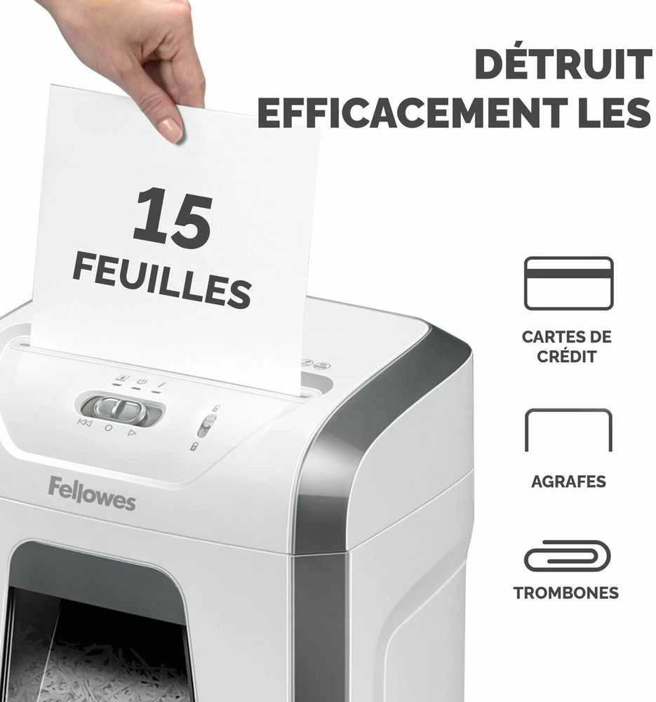 Fellowes Powershred 15C P-4 smulkintuvas