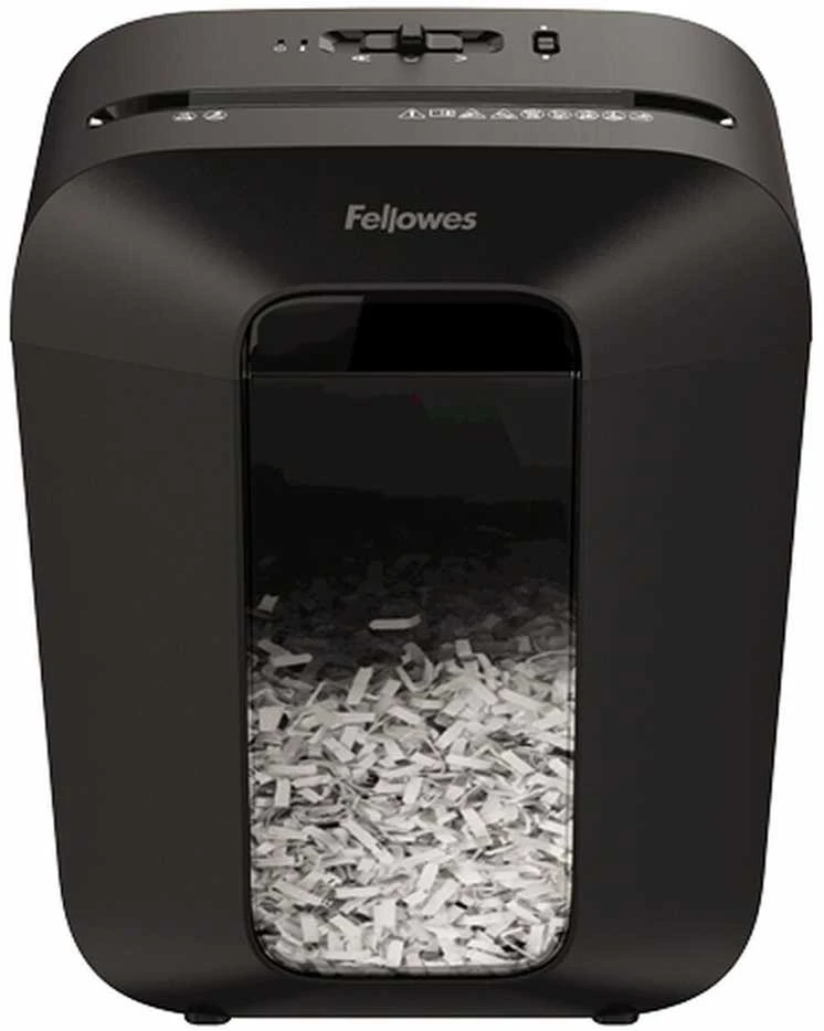 Fellowes Powershred | LX50 | Juodas | 17 L | Kreditinių kortelių smulkinimas | Popieriaus apdorojimo standartas / išvestis 9 lapai per eigą | Skersinis smulkintuvas | Garantija 24 mėn.