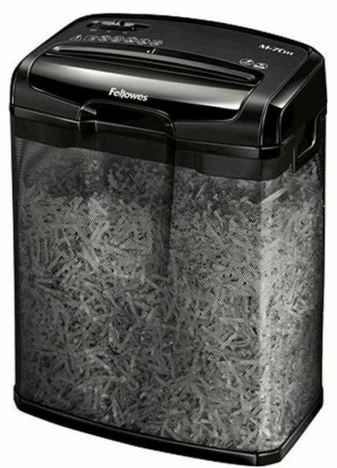 Dokumentų naikiklis Fellowes Powershred® M-7Cm, Cross-Cut, 7 lapai 70gsm, P4, 13 L