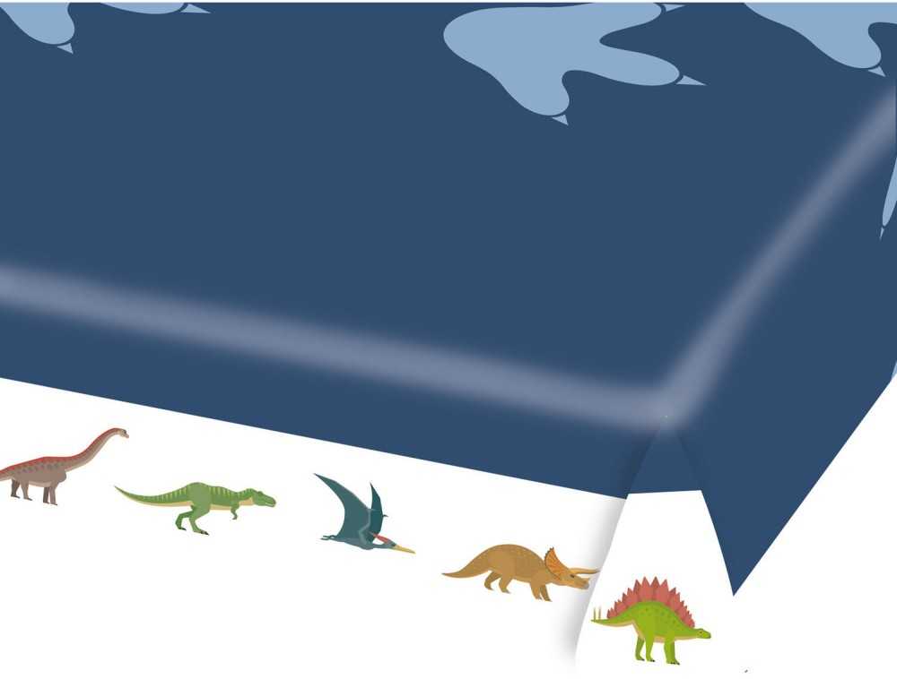 AMSCAN gimtadienio staltiesė „Dinozaurų ataka“ - 115 x 175 cm - 1 vnt. universalus