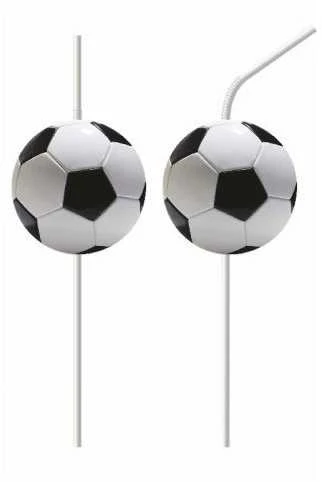 Globos Europe Bv Adikbal Popieriniai šiaudeliai Futbolas, 4 vnt., vieno dydžio