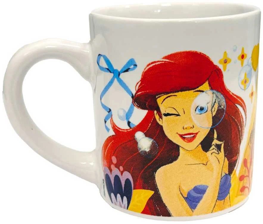 Stor „Disney Princess Heart Pattern“ porcelianinis puodelis, 235 ml (8 uncijos), dovanų dėžutėje