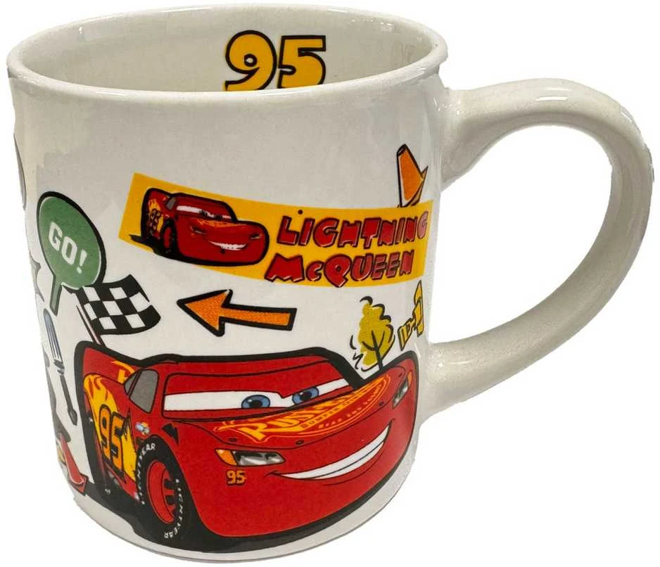 Disney Cars porceliano puodelis 235 ml dovanų dėžutėje