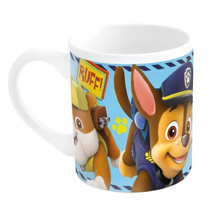 Porcelianinis puodelis „Paw Patrol Boy Icons“ 235 ml (8 uncijos) dovanų dėžutėje
