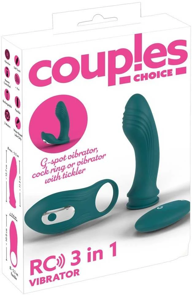 Couples Choice RC 3in1 Vibrat