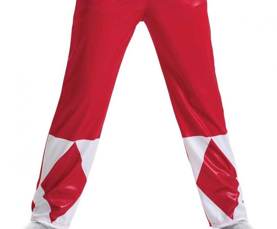 „Power Rangers“ raudonas kostiumas 4-6 metams
