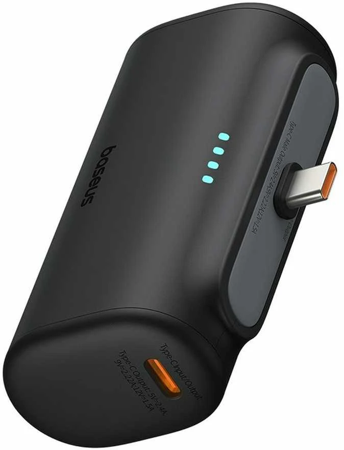 Powerbank Baseus Compact 5000mAh, 20W, USB-C (juodas)