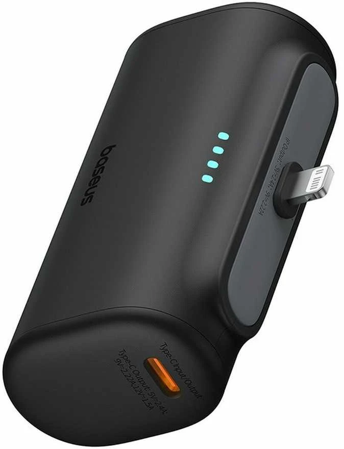 Powerbank OS-Baseus Compact IP 5000mAh 20W (juoda)