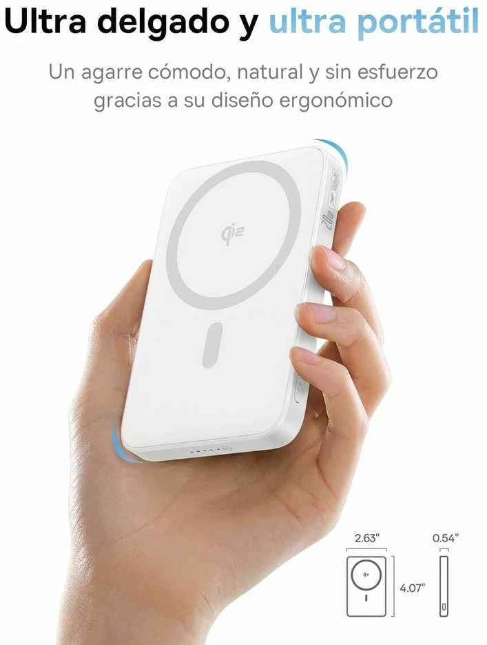 „Baseus“ magnetinė išorinė baterija su stovu „PicoGo Qi2 5000mAh 20W“