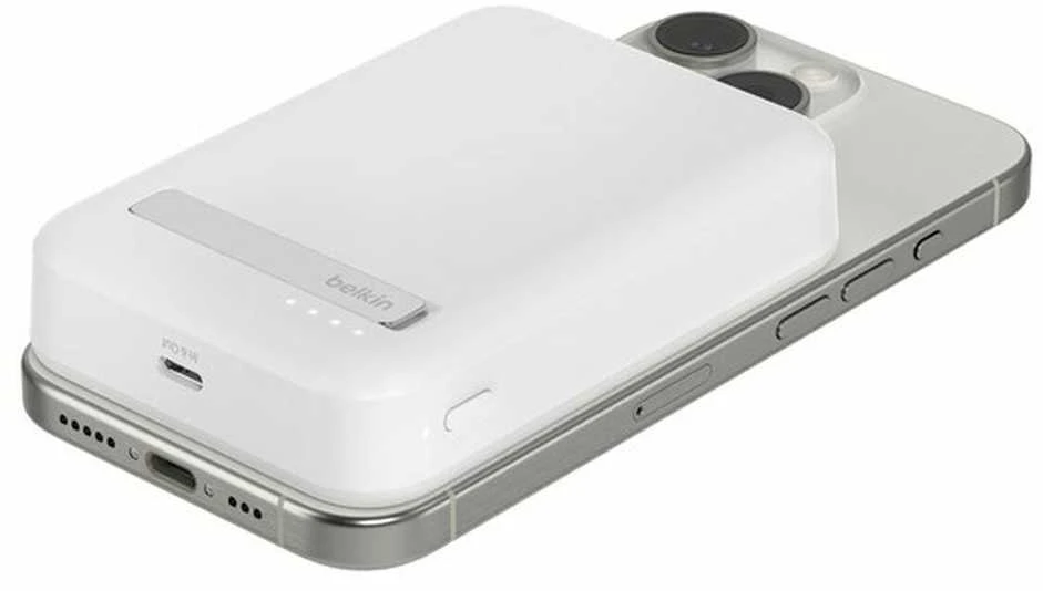 Belkin MagSafe Qi2 10000 mAh 15W balta