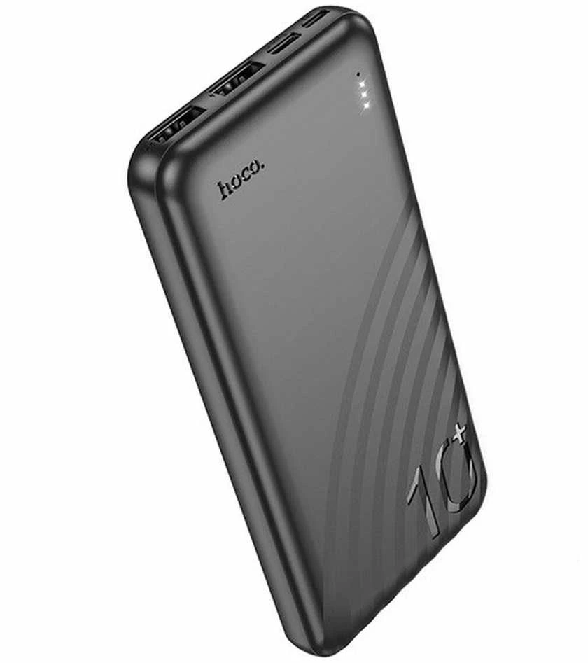 HOCO powerbank 10000 mAh 2A J123 juodas