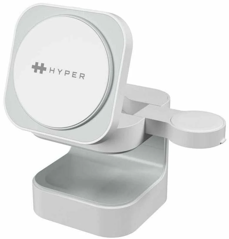 Targus Hyper Hyperjuice Qi2 3 viename magnetinis įkrovimo stovas