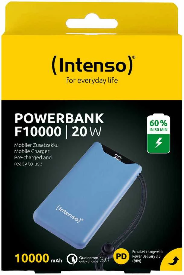 Powerbank Intenso F10000 10000 mAh Mėlyna (7332035)