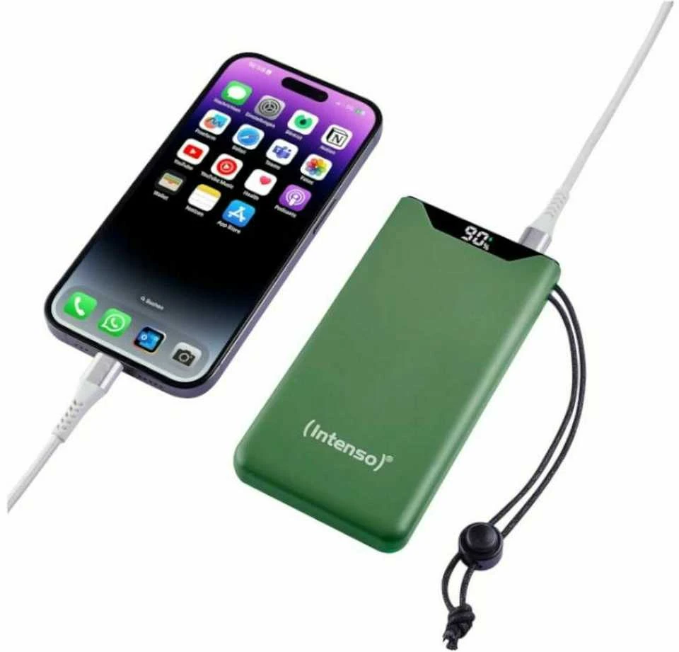Powerbank Intenso F10000 10000 mAh Žalias (7332037)