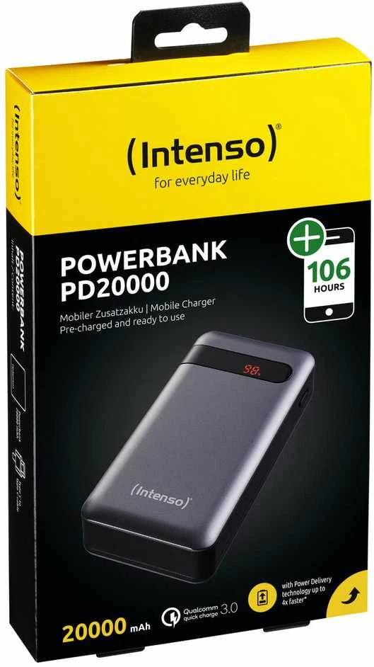 Intenso Powerbank PD20000 Power Delivery 20000 mAh antracitas