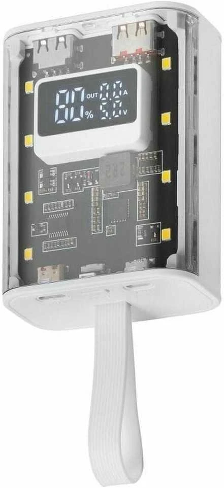 „Mars Gaming MPK10KW“ išorinė baterija, 10000 mAh / QC3.0 ir PD3.0