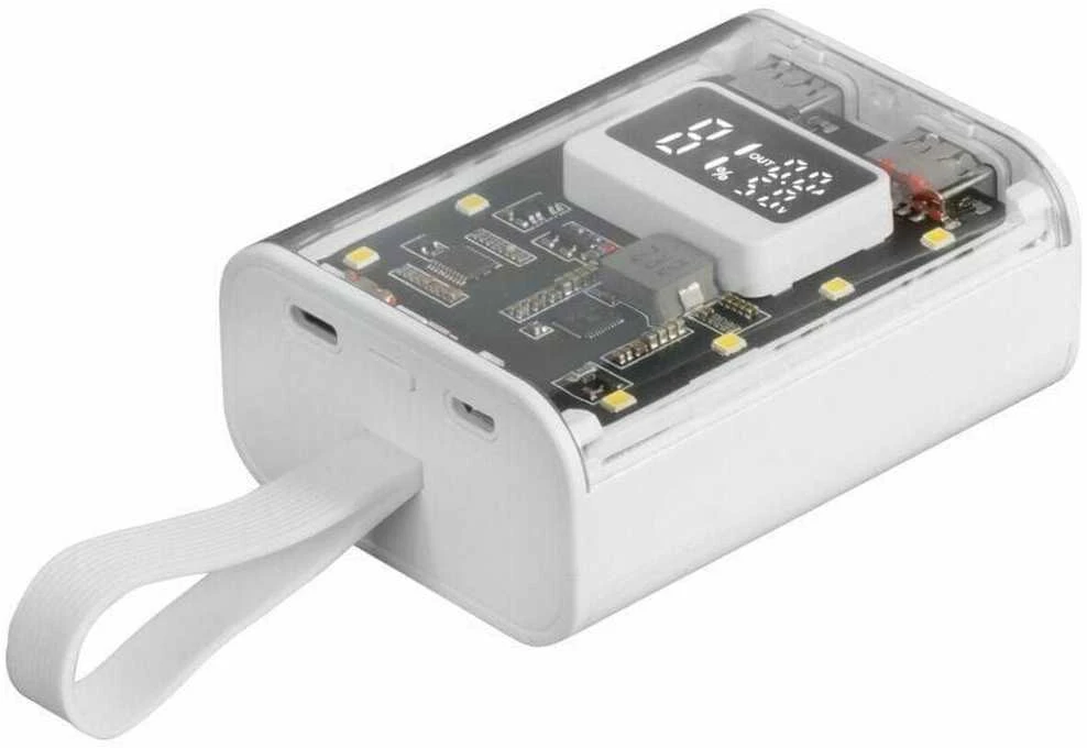 „Mars Gaming MPK10KW“ išorinė baterija, 10000 mAh / QC3.0 ir PD3.0