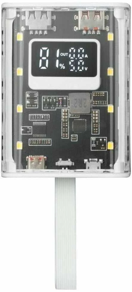 „Mars Gaming MPK10KW“ išorinė baterija, 10000 mAh / QC3.0 ir PD3.0