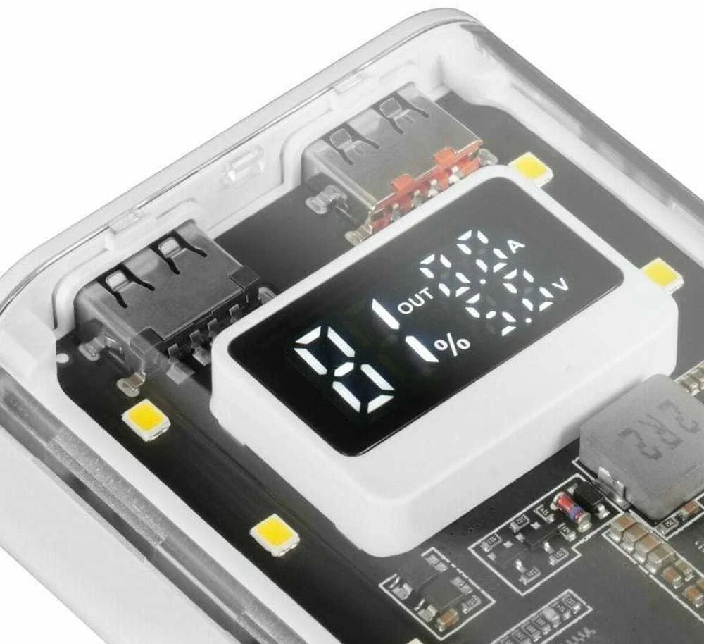 „Mars Gaming MPK10KW“ išorinė baterija, 10000 mAh / QC3.0 ir PD3.0