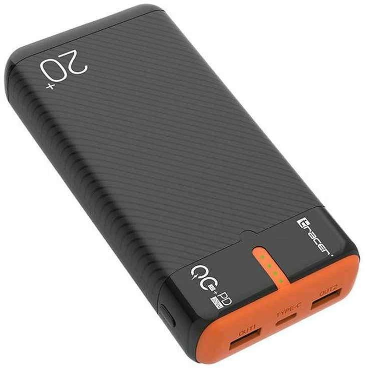 Tracer EnerGen 20000 mAh Juodas, Oranžinis