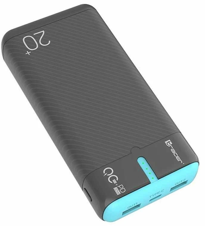 Tracer EnerGen 20000 mAh Juodas, Mėlyna