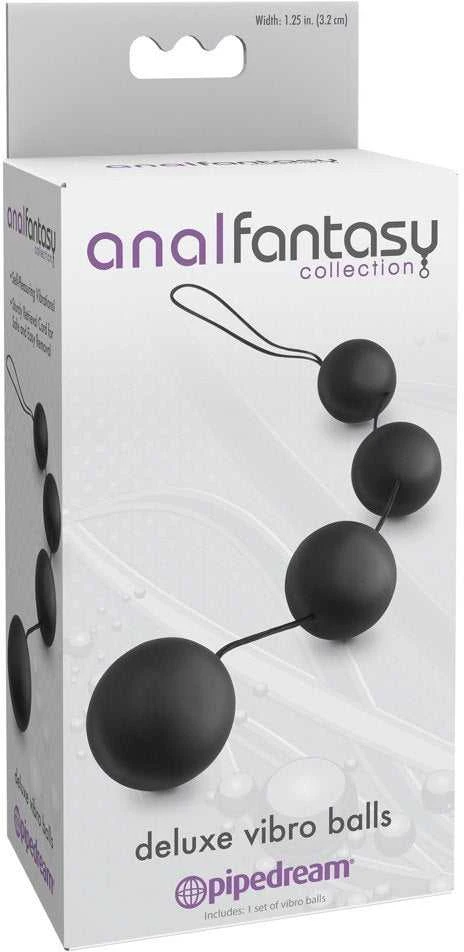 Pipedream AFC Deluxe Vibro Balls juodi