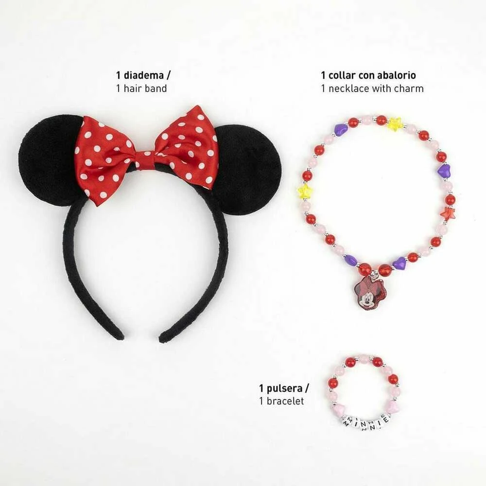 Minnie Mouse vaikų papuošalų pakuotė 4 vnt.