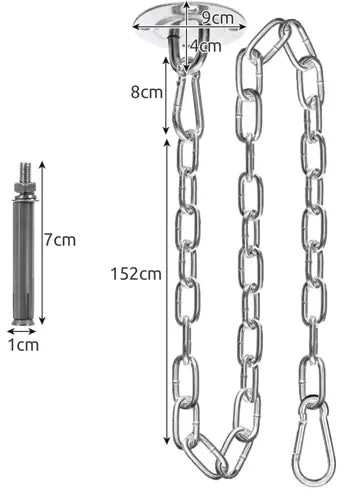 Tvirtinimas prie Malatec 23844 sūpynių/hamako