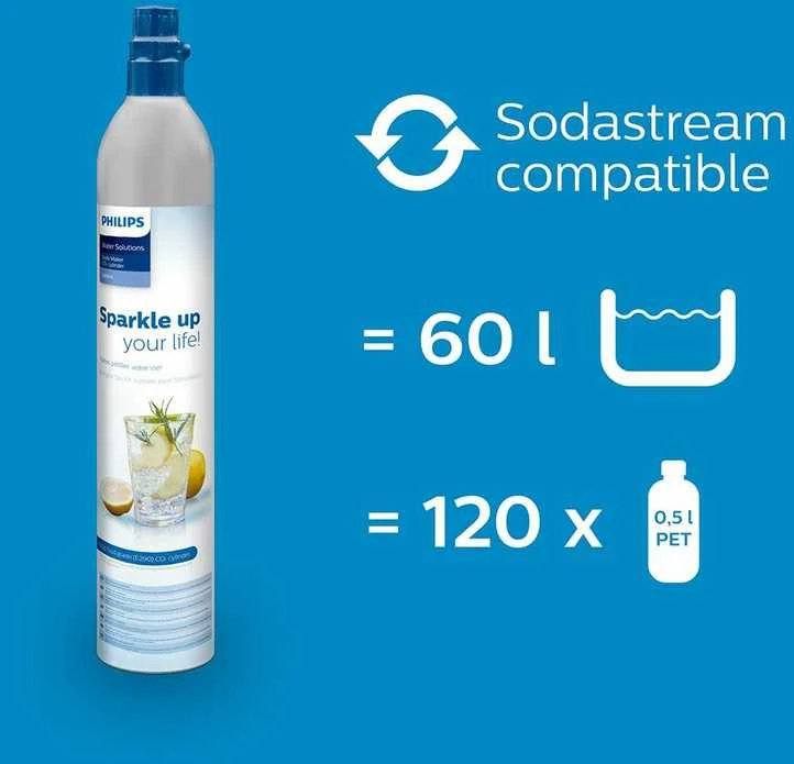 Philips ADD913 Co2 Zylinder für Sodamaker