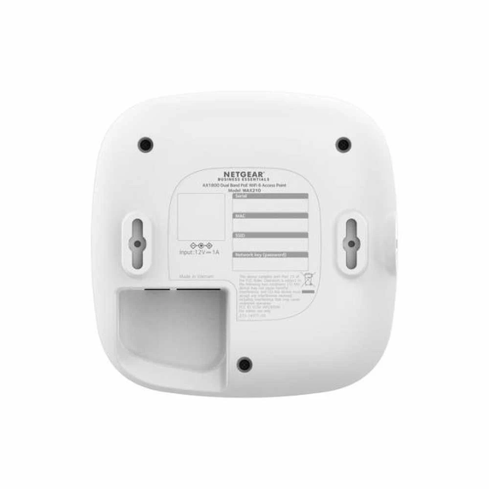 Maršrutizatorius NETGEAR WL-AP WAX210-100EUS AX1800 prieigos taškas PoE