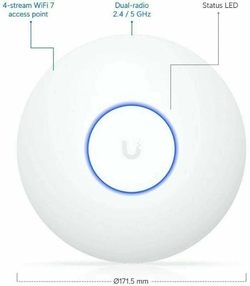 Maršrutizatorius Ubiquiti | U7 Lite | 802.11ax | Ethernet LAN (RJ-45) jungtys 1 | MU-MiMO Yes
