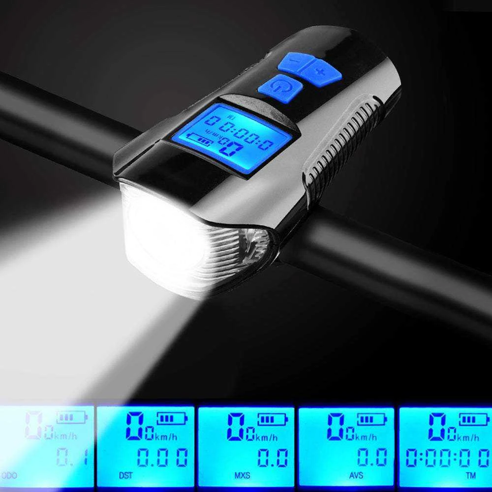 Trizand LED dviračio žibintas su skaitikliu 23680