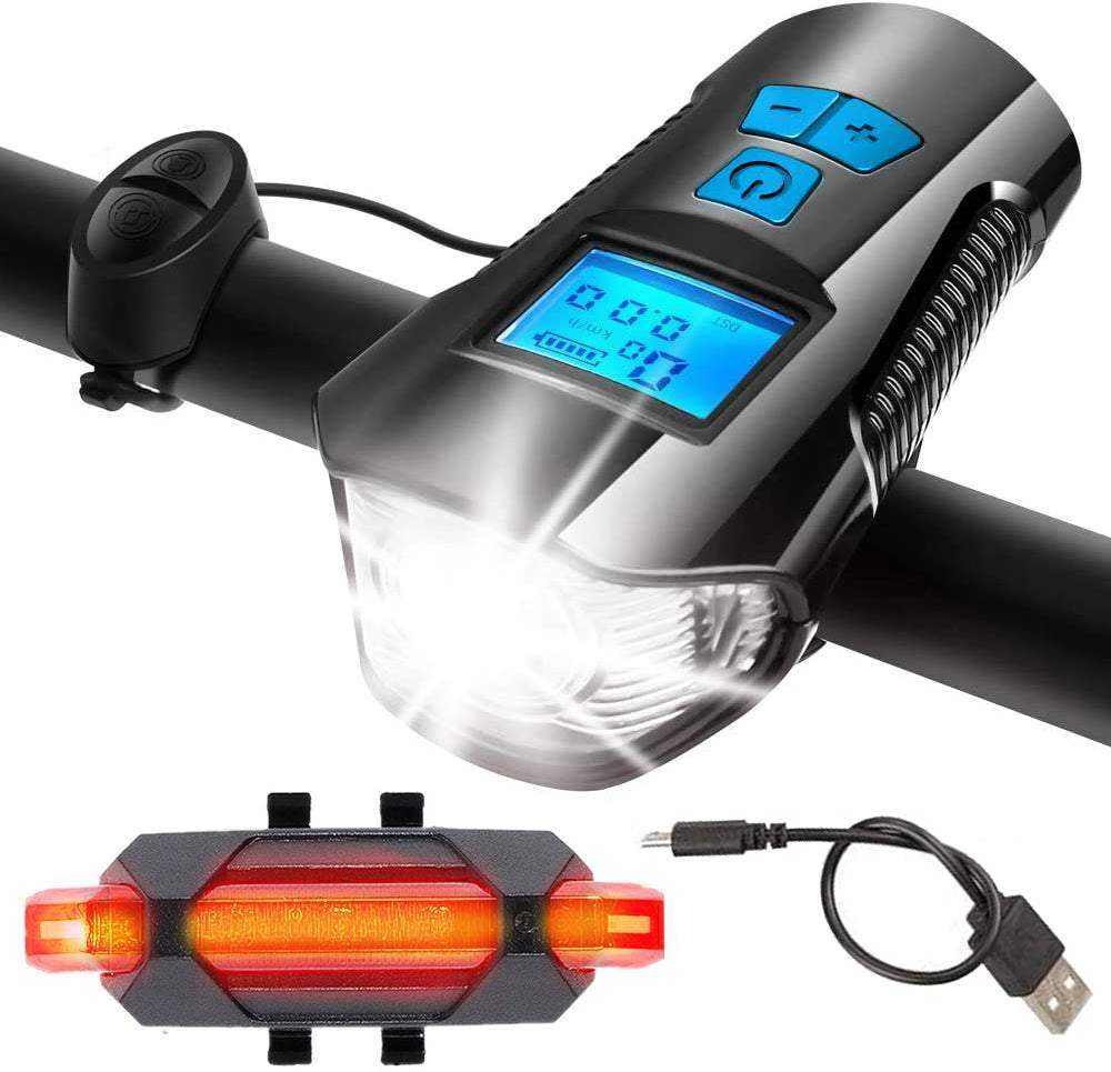 Trizand LED dviračio žibintas su skaitikliu 23680