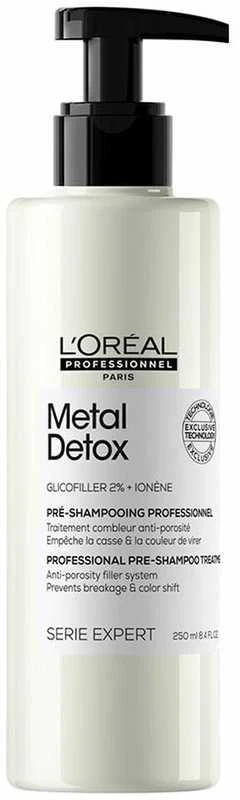 L'Oréal Professionnel Metal Detox Anti-Porosity Filler Pre-shampoo Užpildanti ir nuo porėtumo apsauganti priemonė, 250 ml