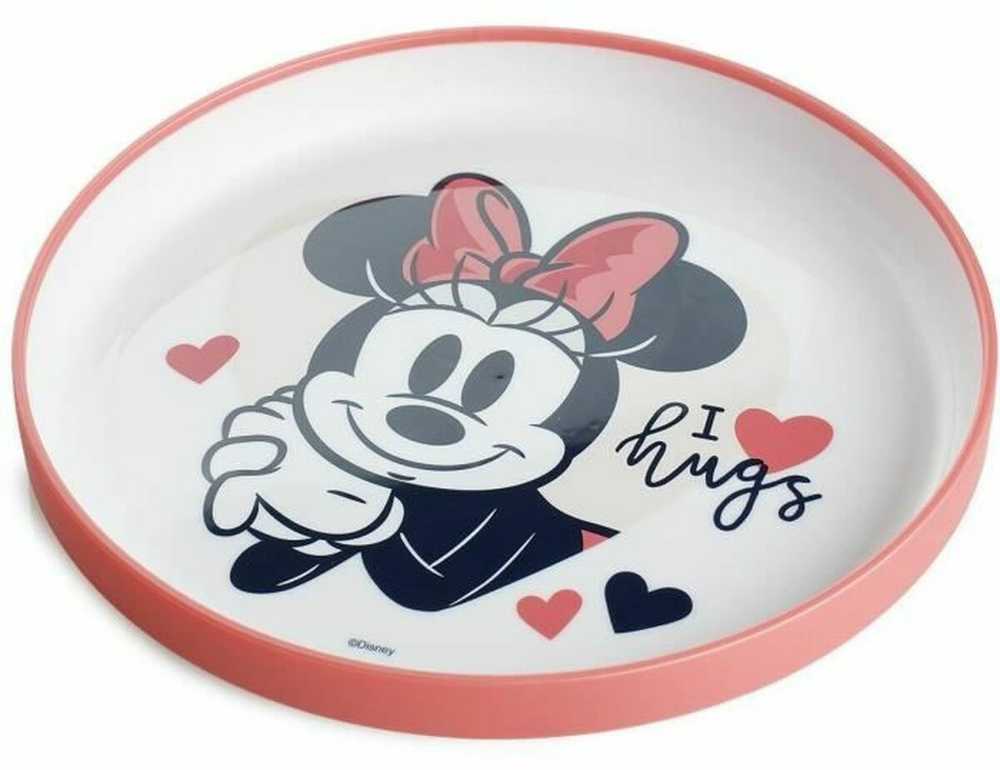 Thermobaby STOR DISNEY MINNIE PELĖS ŠIRDYS PILNA KŪDIKIO NESLIDUS 3 Vnt. BICOLORS PREMIUM RINKINYS