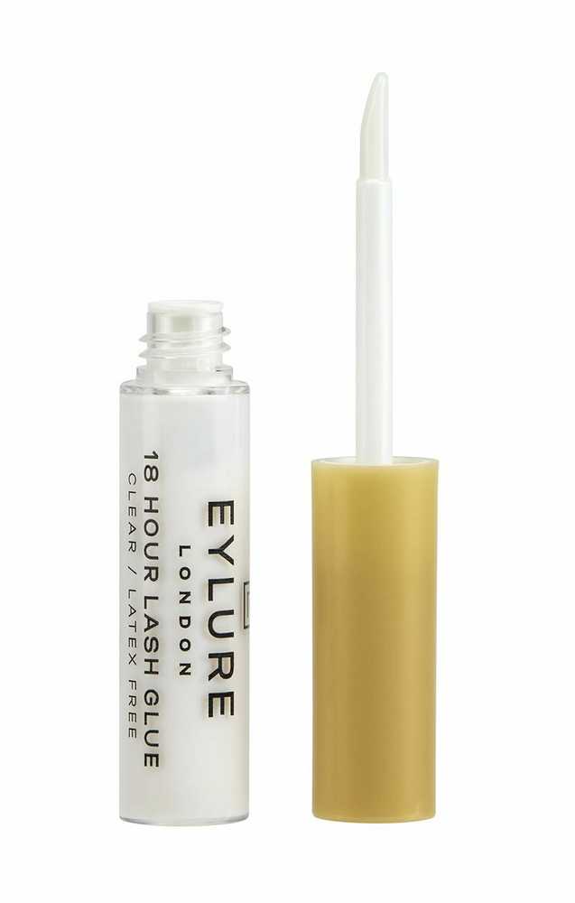 "Eylure 18 Hour Lash Glue Clear Finish" blakstienų klijai be latekso puikiai 4,5ml