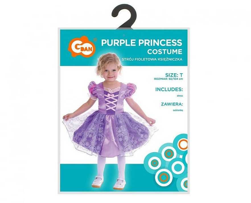 GoDan Strój vaikams princesė rozm 92/104cm